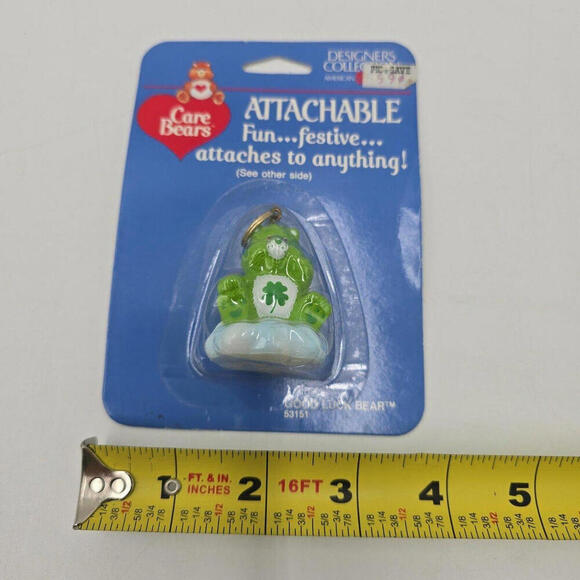 1980's Care Bears Attachable Good‎ Luck Bear - Picture 5 of 7